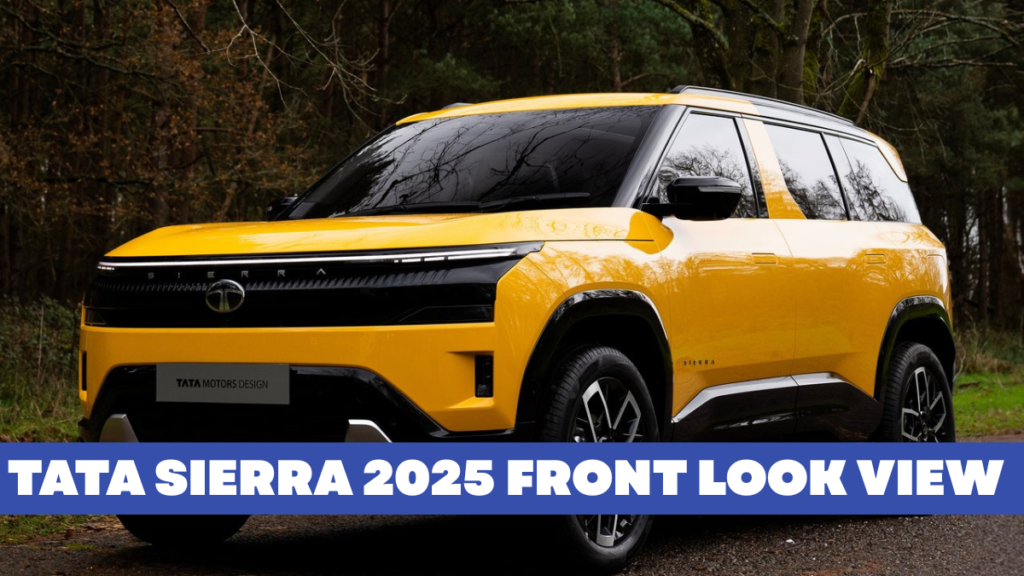 Tata Sierra 2025 Front Look View
