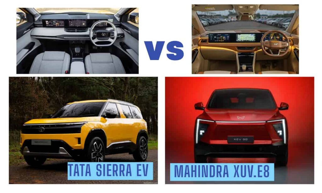 Tata Sierra EV vs Mahindra XUV.e8